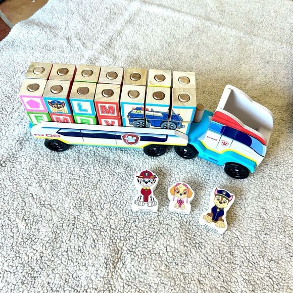 Paw Patrol Colorful Block Truck Toy - Picture 1 of 3